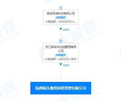 增資至2.8億，增幅27900%！菜鳥投資杭州貓頭鷹供應鏈，背后暗藏物流棋局